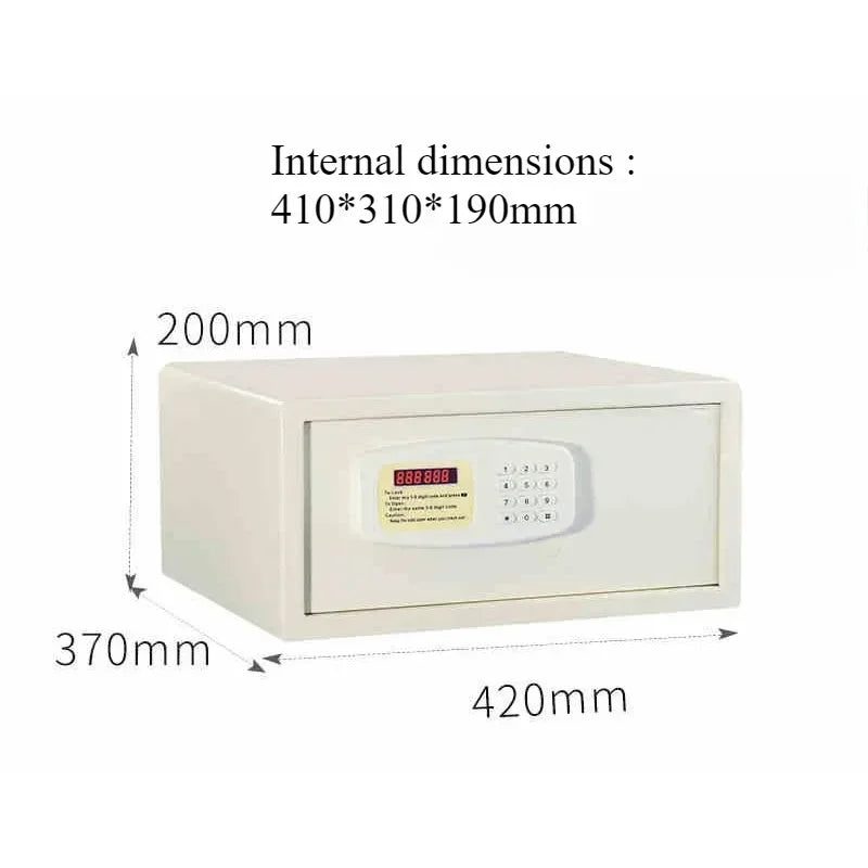 Household Hotel Room Safe Side Door Small Password Key Anti Theft Full Steel Plate Safe Deposit Box