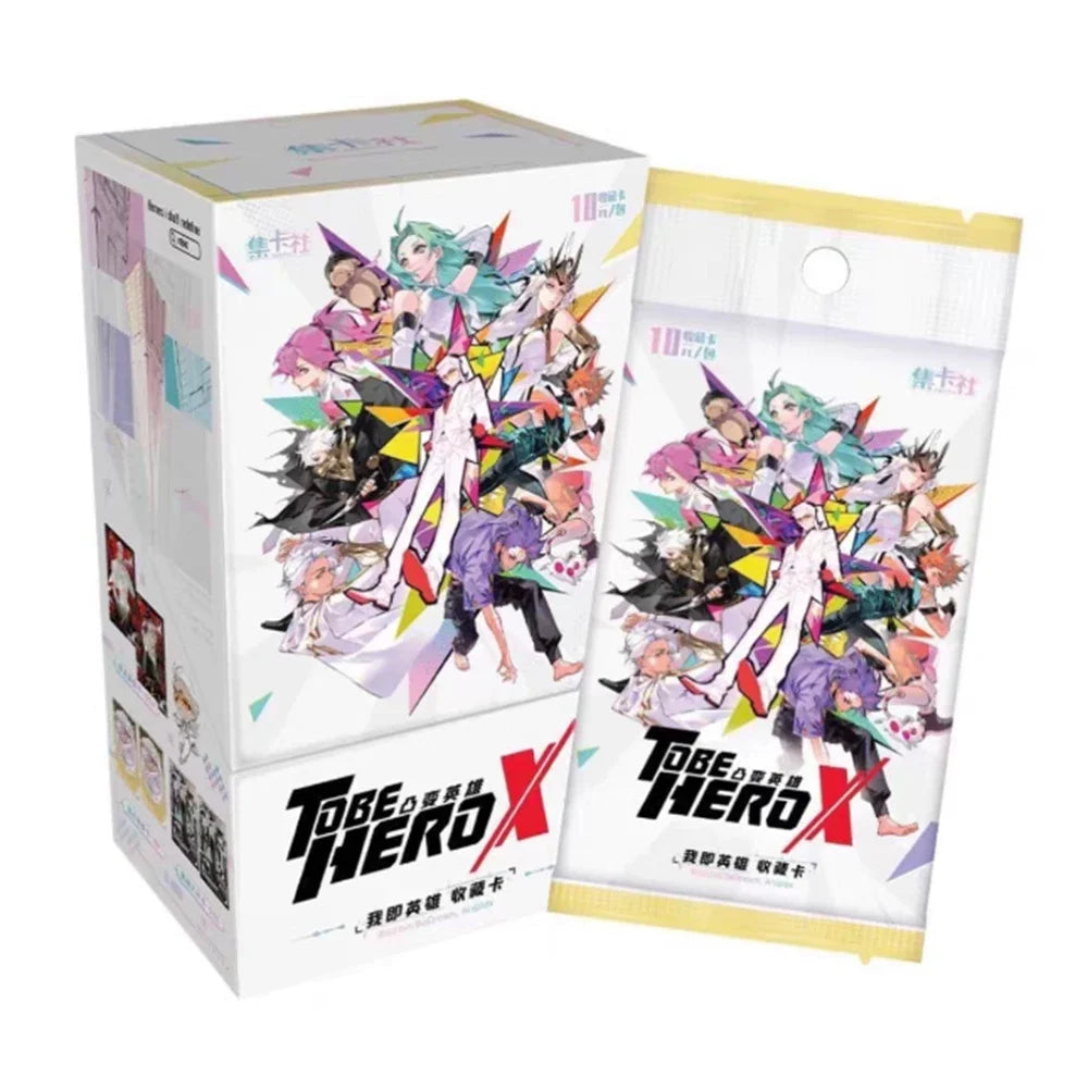 To Be HERO X Card Anime Art Series Collectible Trading Cards Hobby Paper Card Desktop Decor Souvenir Gift For Collectors