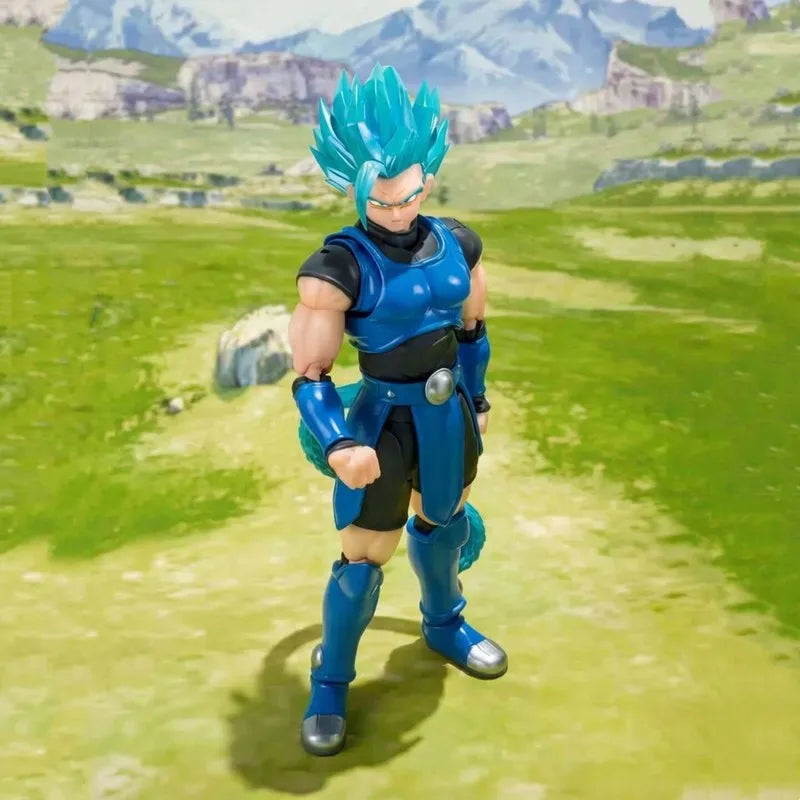 16cm Shf Dragon Ball Legends Super Saiyan Blue Shallot Articulated Action Figure Anime Collectible Model Toy Gift For Anime fans