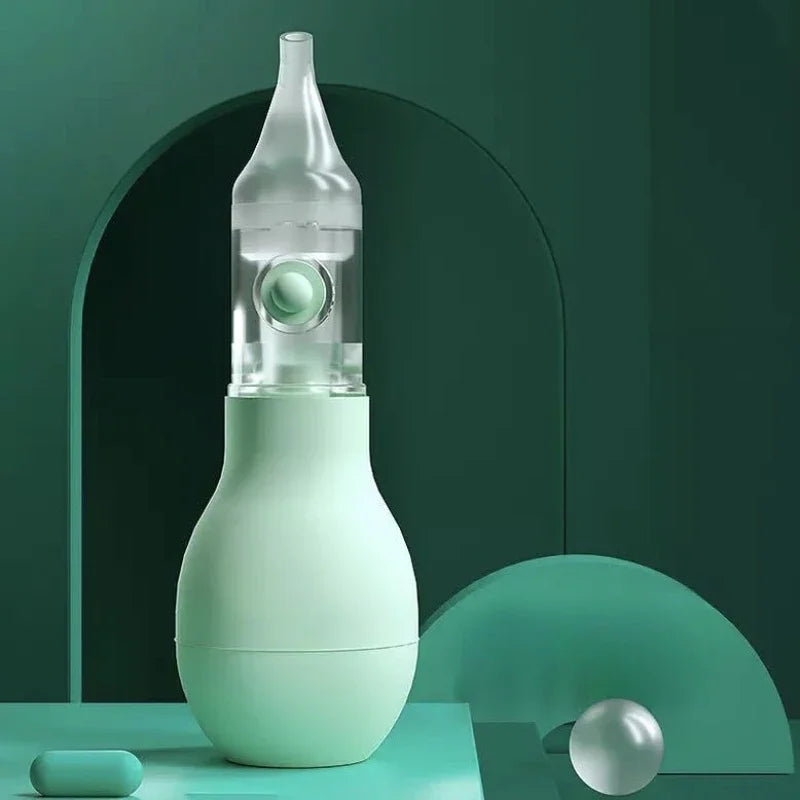 Silicone Baby Nasal Aspirator Suction Pump Infant Nose Cleaner Children Kids Soothing Nose Cleaning Device Nasal Cleaning Tools