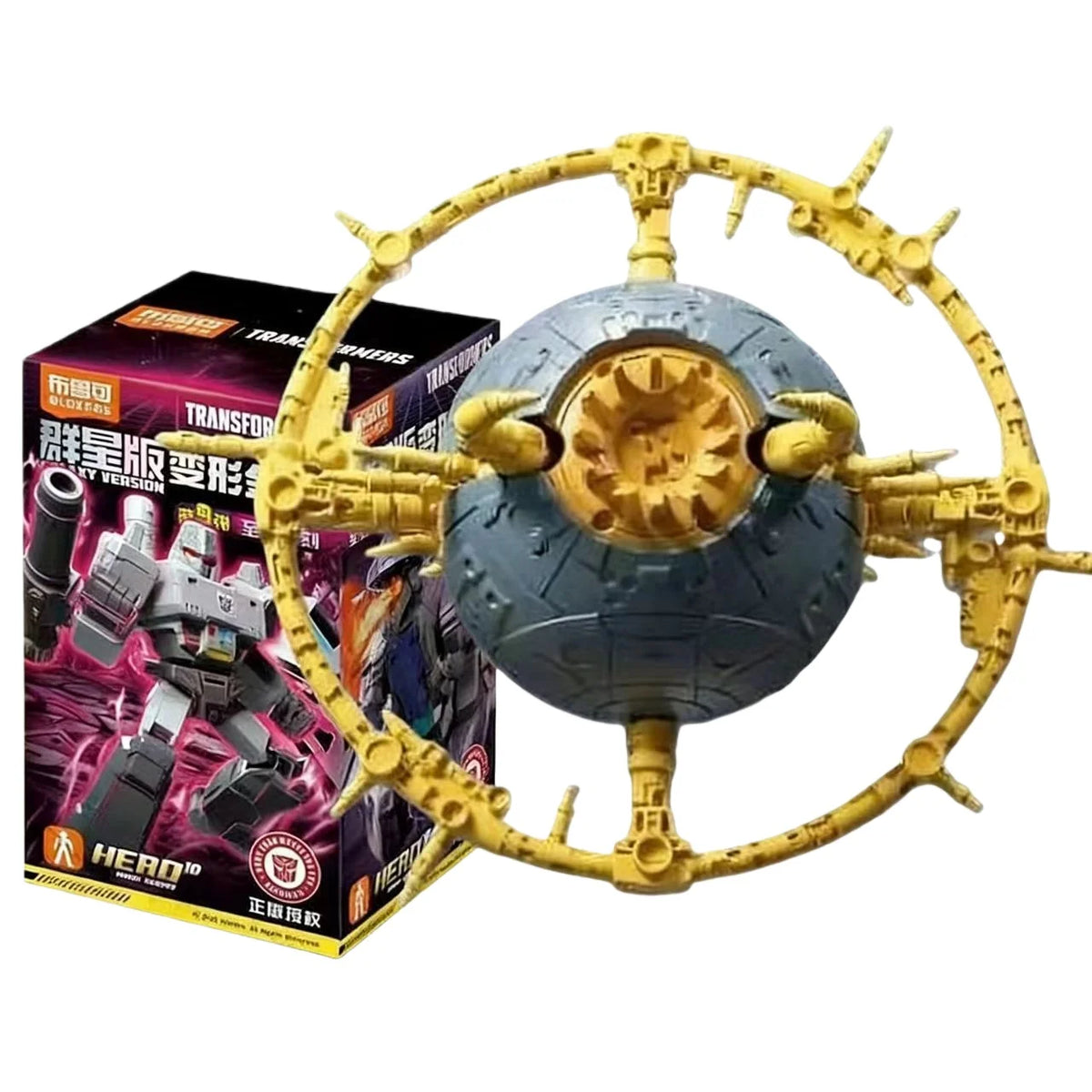 New Arrival Original Blokees Transformers One Galaxy Version 9 Darkest Hour Megatron Buildable Collectible Movable Model