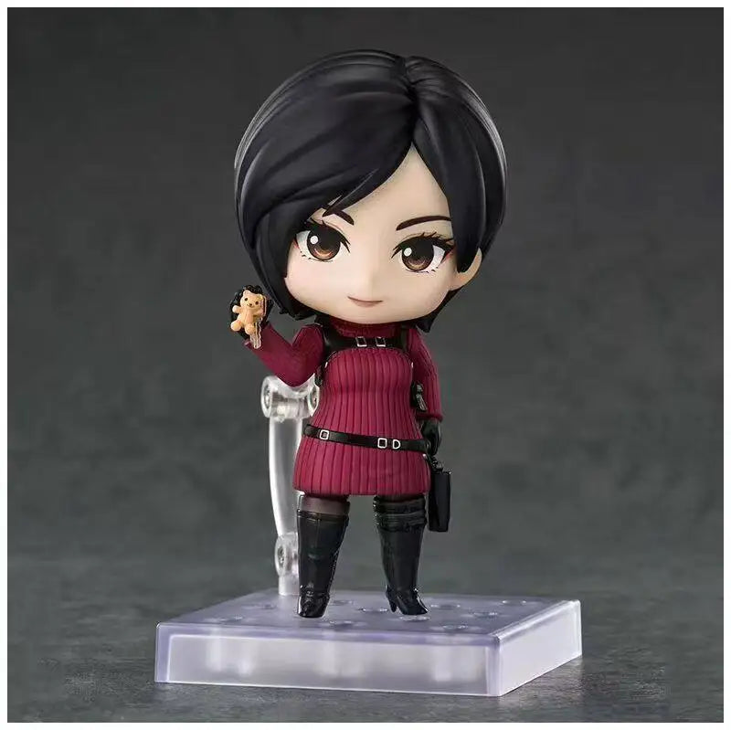 New #2761 #2337 Ada Wong & Leon S. Kennedy Resident Evil Anime Figure Set Swappable Faces Movable Joints Action Figure Gifts