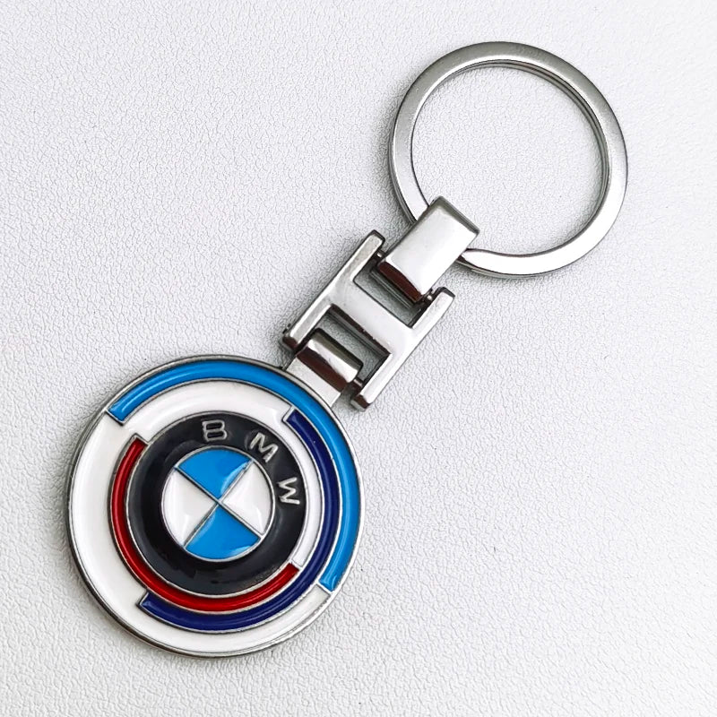 50th Anniversary Logo Metal Luxury Car Keychain For BMW E46 E90 E39 E60 X1 X2 X3 X4 X5 X6 3 5 Series M2 M3 M4 M5 M6 Accessories