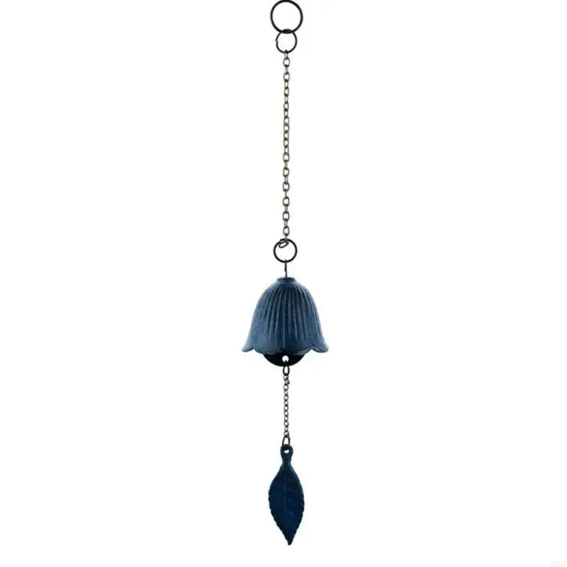 B0KC Japanese Iron Wind Chimes Yard Decor Outdoor Hang Pendants Lucky Temple Bells