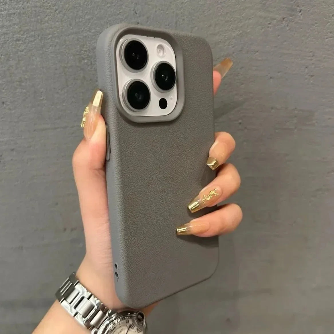 High-fashion Feeling Litchi Patterned Phone Case For iPhone 18 17 16 Pro Max 15 14 Plus 13 12 11 XS Max XR Shockproof Soft Cover