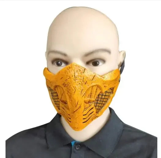 Mortal Kombat Resin Cosplay Masks MK Scorpion Face Sub-Zero Mask Masker Unisex Halloween Cosplay Props