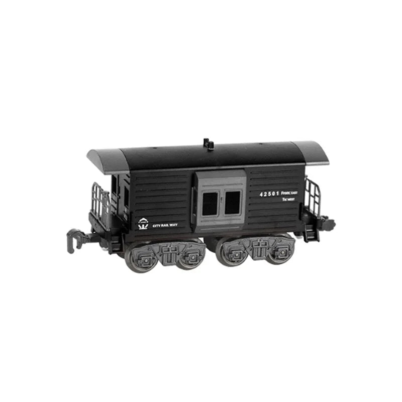 Vintage Steam Train Track Accessories Simulation Electric Train Model Retro Track Train Boy Toys Gift For Kids