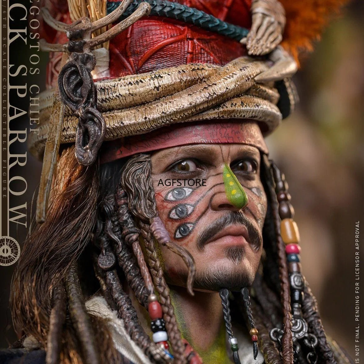 In Stock Hot Toys 1/6 Pelegostos Chief Jack Sparrow DX48 Pirates of The Caribbean Collectible Action Figure Model Toy Gift