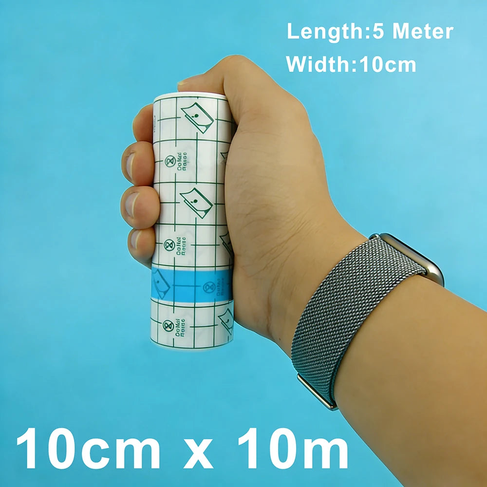 Waterproof Protective Tattoo Film PU Tape For Aftercare Healing Tattoo Adhesive Repair Bandage Transparent Skin Repair Wrap Roll