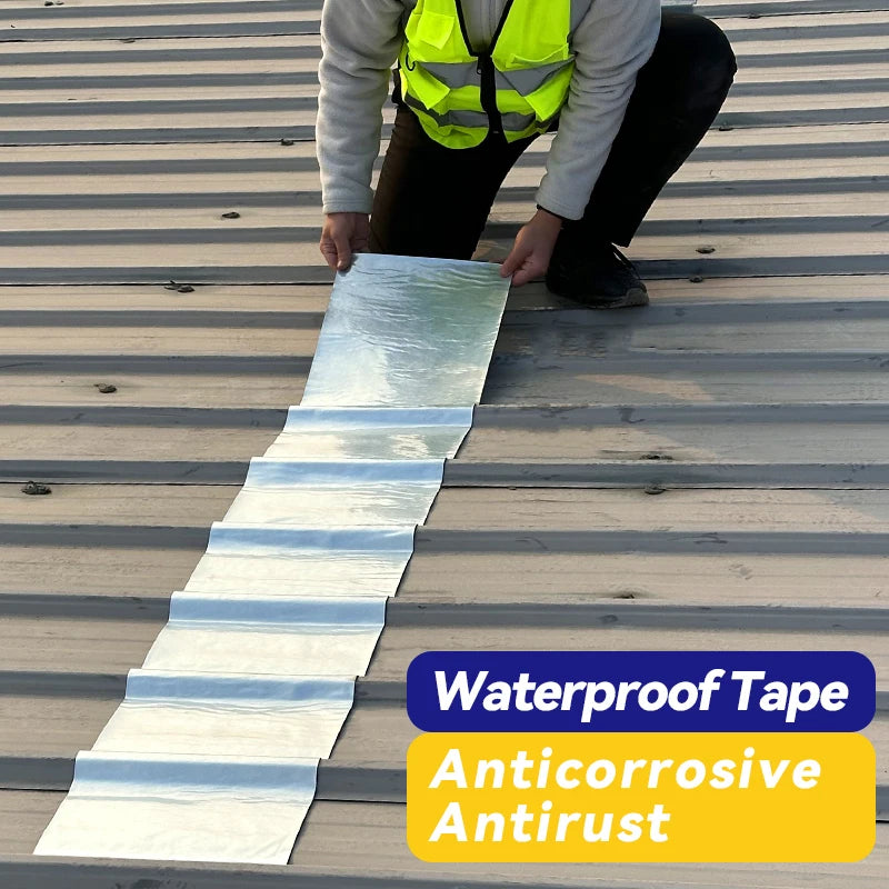 Industrial Metal Roof Waterproof Tape, Self-Adhesive Waterproof and Heat-Resistant Tape, Waterproof Film, Roof Waterproof Tape