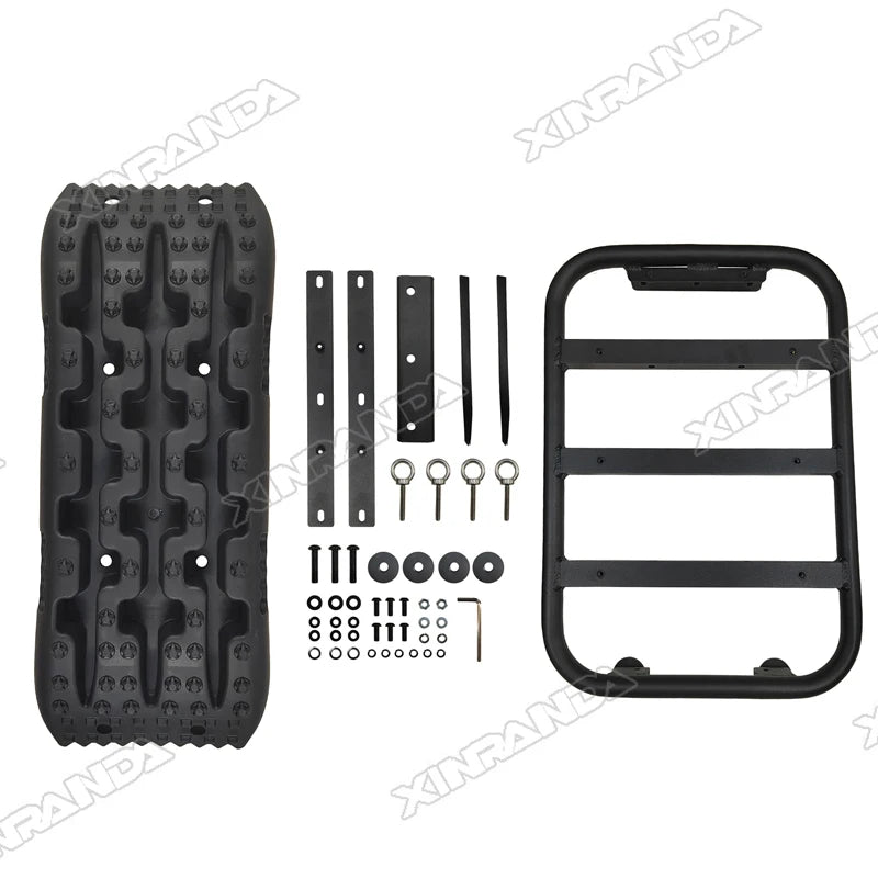 Escape Board Self Rescue Mud Anti Plate Rear Window Brackets For Suzuki Jimny JB64 Sierra JB74 2019-2026 3 Door Jimny Only