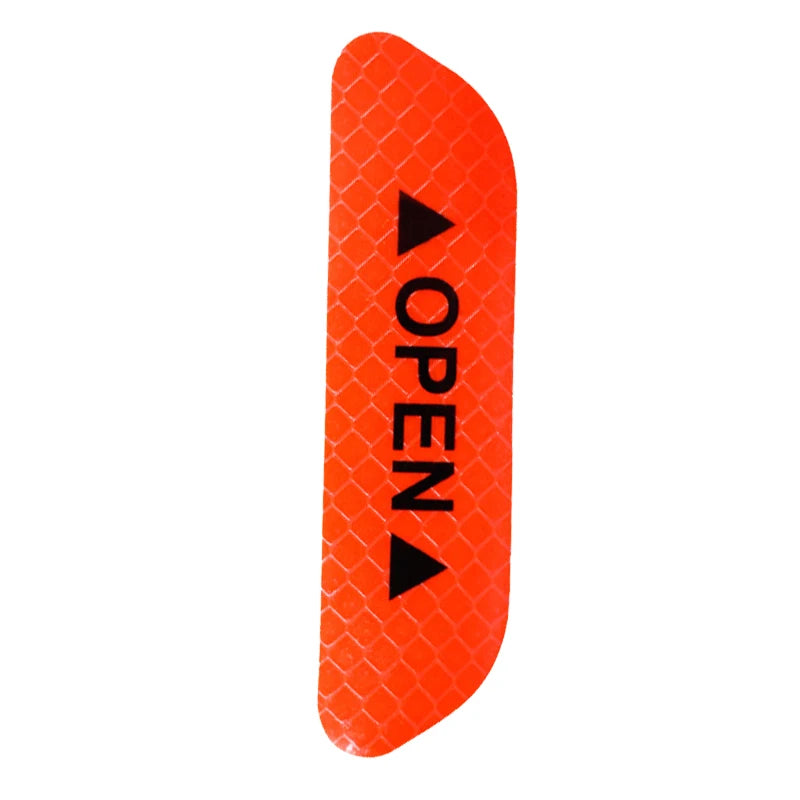 10/50PCS Reflective Car Door Sticker Safety Opening Warning Reflector Tape Decal Auto Exterior Reflector Car Accessories