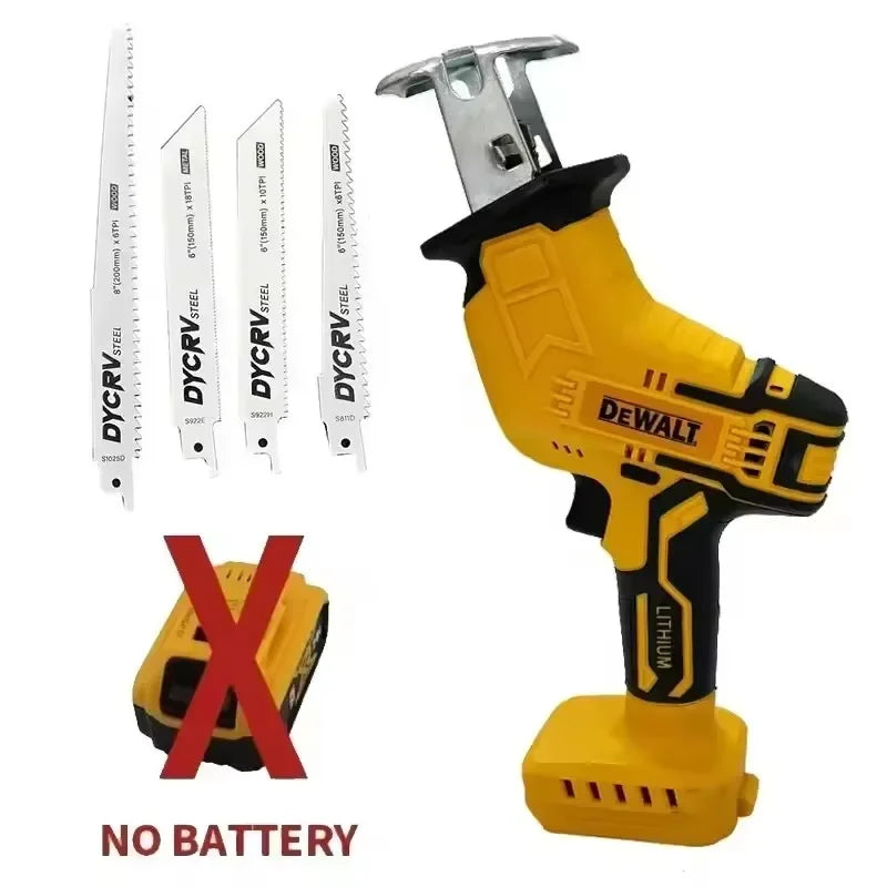 Dewalt Cordless Reciprocating Saw Electric Cutting Saber Saw Wood Brushless Multifunctional Metal Pipe Cutting Power Tools