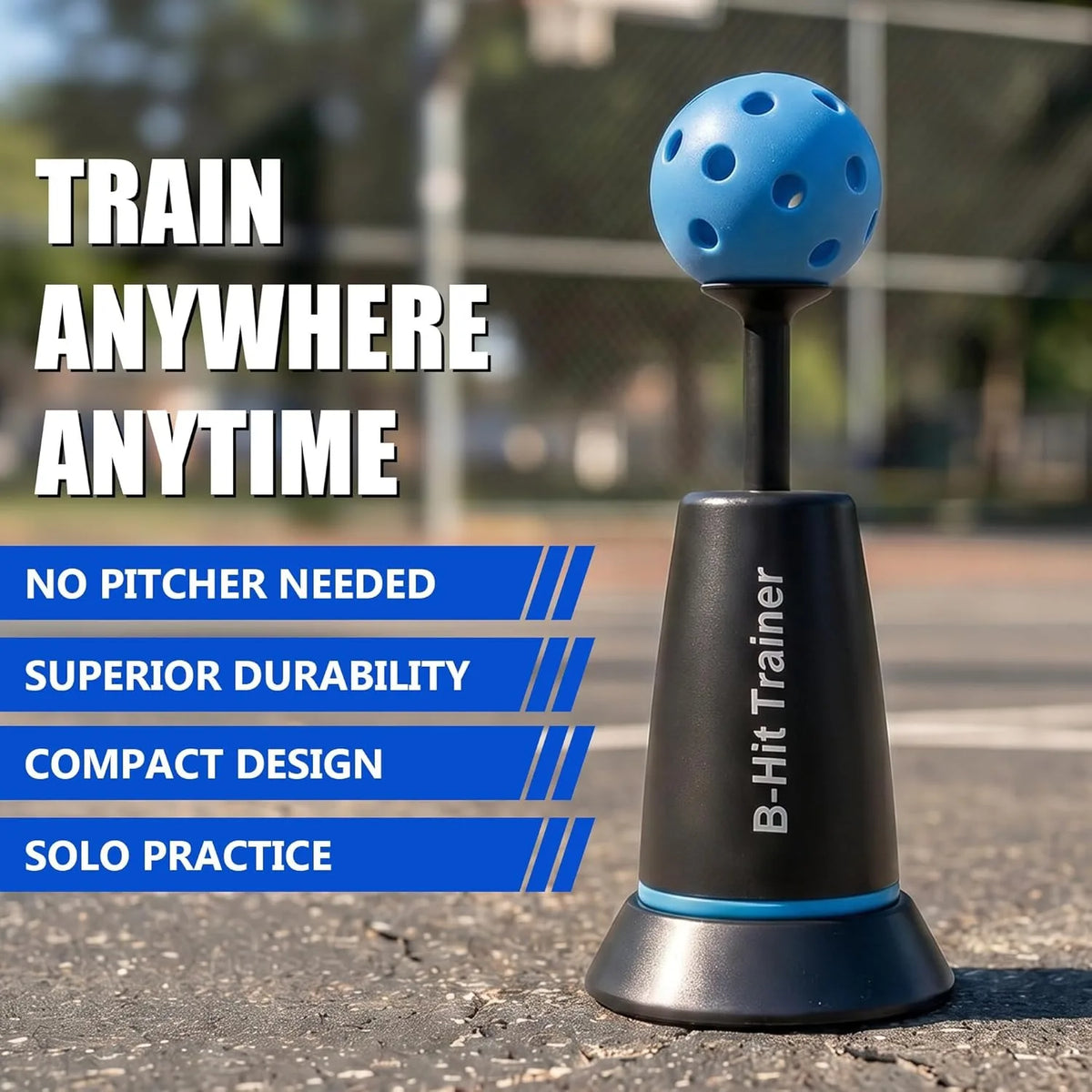 New Durable Nylon Baseball Tee Popper Batting Training Equipment No Pitcher Solo Hitting Power Practice for Baseball Softball