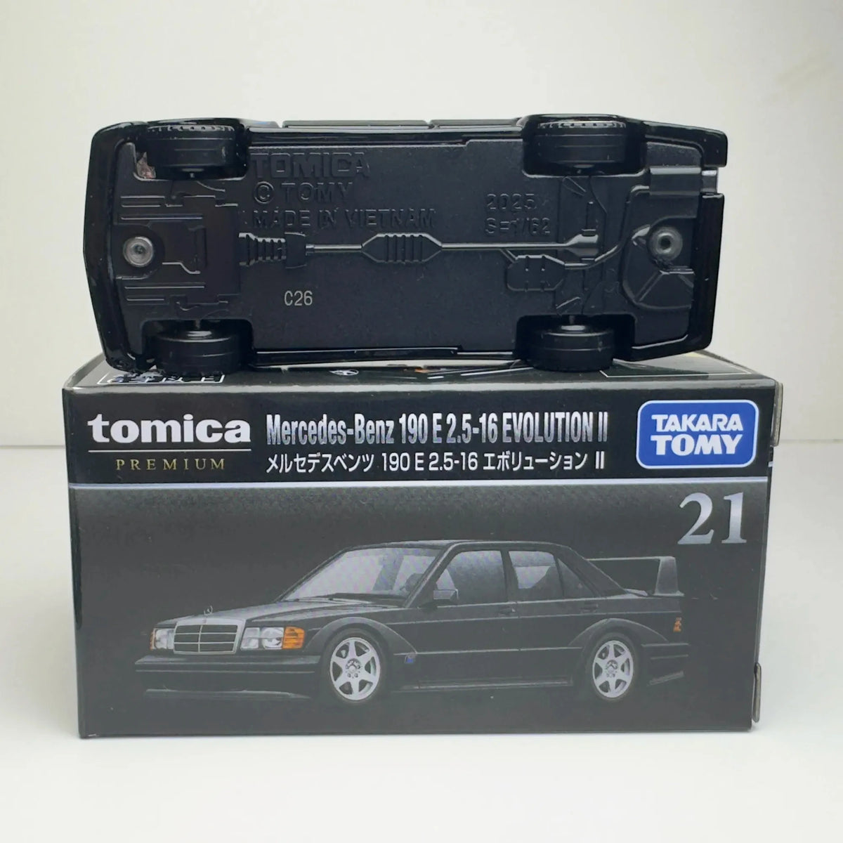 Tomy Tomica Premium Series Tp21 New Takara Mercedes-Benz 190e Vehicle Toy Die-Casting Metal Car Model For Collection Fans