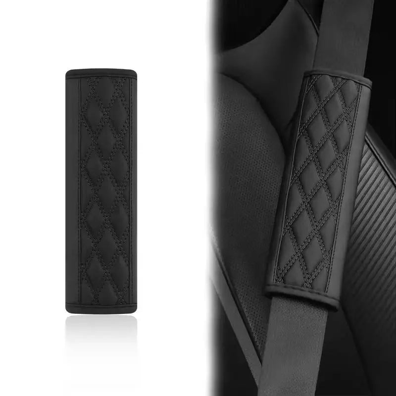 1/2Pcs Car PU Seat Belt Safety Belt Shoulder Cover Soft Breathable Protection Seat Belt Padding Pad Auto Interior Accessories