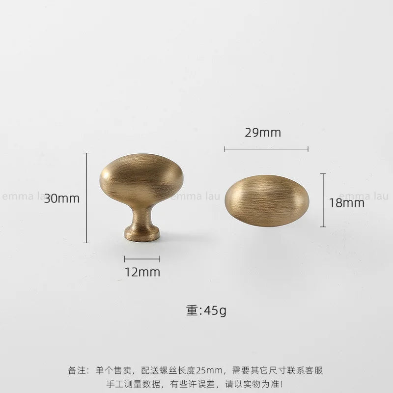 Light Luxury Brass Furniture Handles Retro Long Strip Cabinet Handles Round Door Drawer Knobs Kitchen Wardrobe Cupboard Pulls