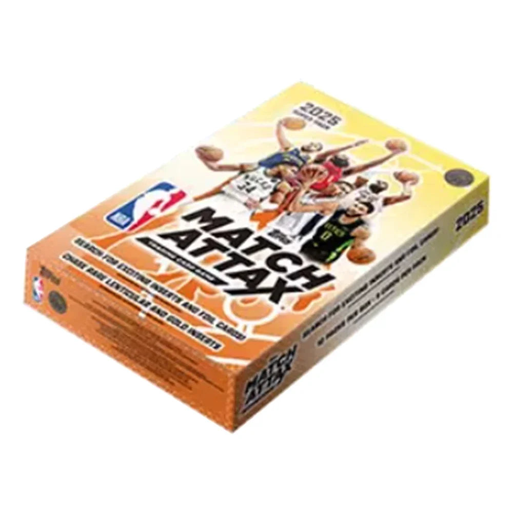 KAYOU NBA 2025 Season Supercharged Starter Pack MATCH ATTAX Basketball Game Cards Power-Up Collector Set Hot Gift Idea for Kids