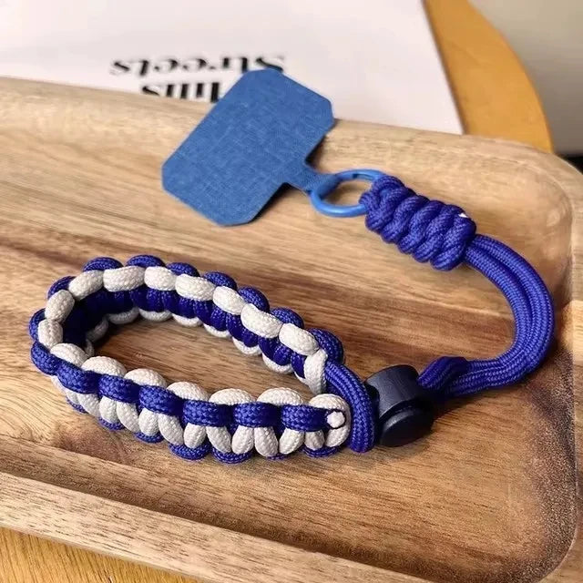 Handwoven Adjustable Mobile Phone Universal Lanyard Wrist Strap Outdoor Sports Convenient Safety Anti-Drop Rope