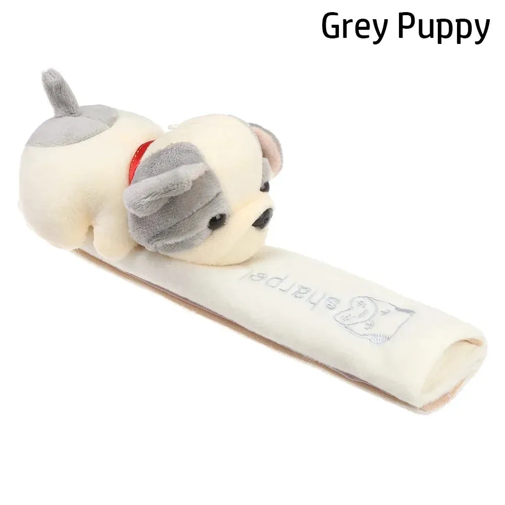 1Pcs Cute Cartoon Animal Plush Car Seat Belt Cover - Soft Comfortable Shoulder Protector Pad for Auto Interior