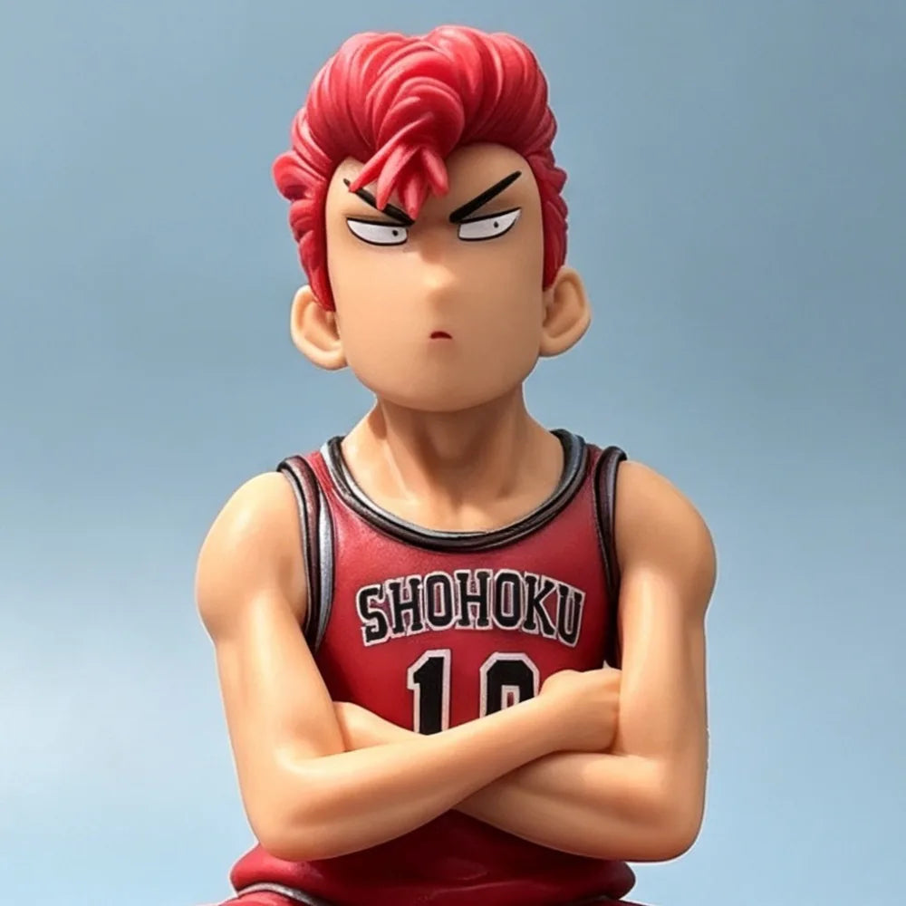 15cm/5.91in Anime Slam Dunk Figure Sakuragi Hanamichi Action Figures Pvc Statue Desktop Ornamen Collection Model Toys Gifts