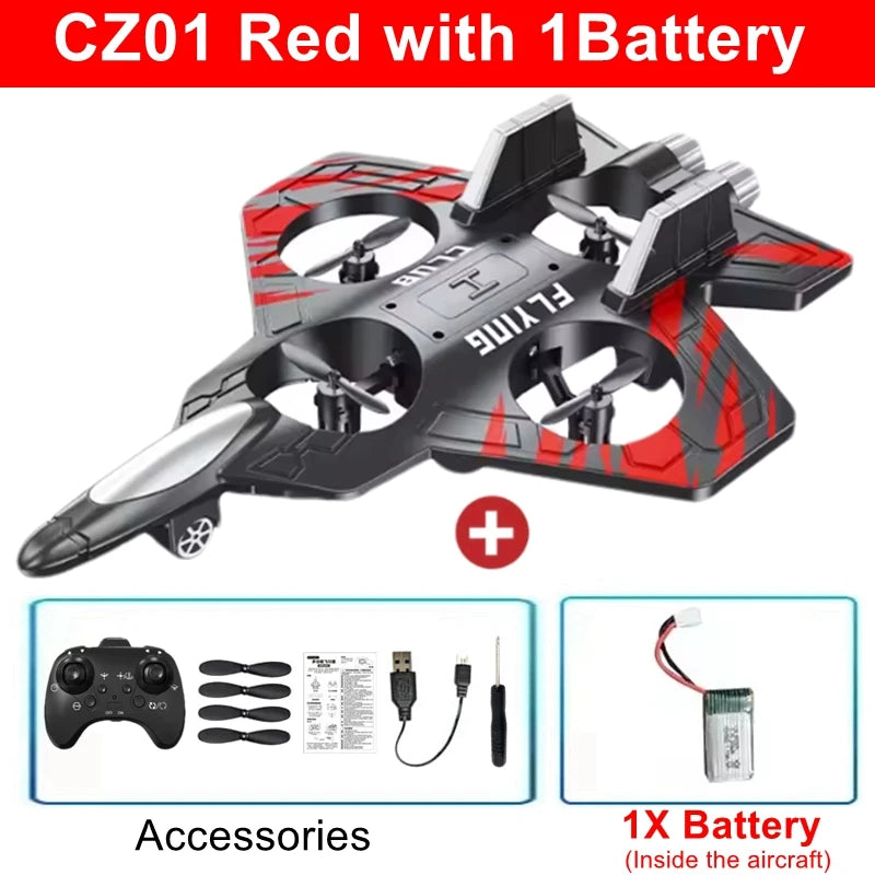 Oike RC Aircraft Foam Stunt Glider Electric Fighter Remote Control Airplane Helicopter 2.4G Radio Fall Resistant Plane Toy Gifts