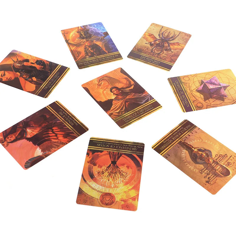 ISIS Oracle Cards taort cards Game Tarot Deck with Guidebook Board Game for Adult Family Oracle for Fate Divination