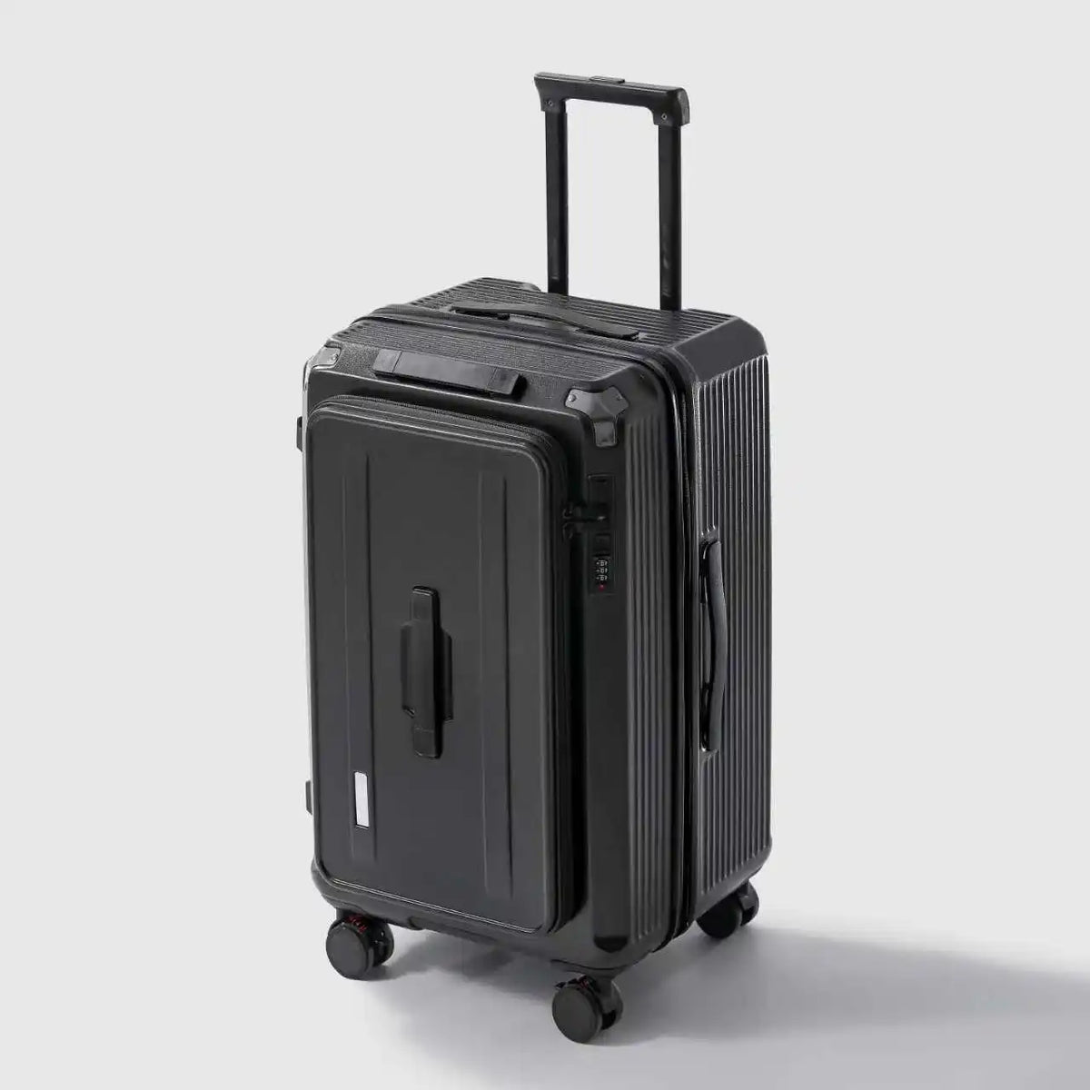 KLQDZMS Luggage Cart Style Travel Bag 20"24"26"28 Inch Large Capacity Trolley Case Women Boarding Box Men's with Wheels Suitcase