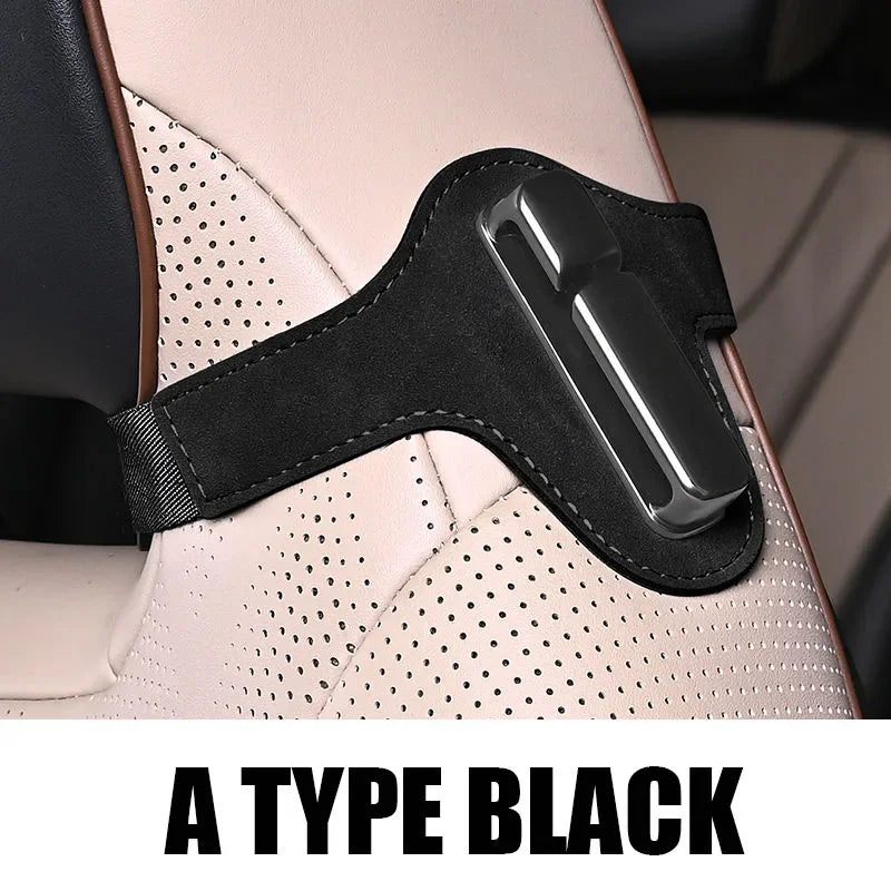 1Pcs Universal Car Seat Belt Fixator, Adjustable Strap Clip Holder, Safety Buckle Positioning Device, Auto Interior Accessories