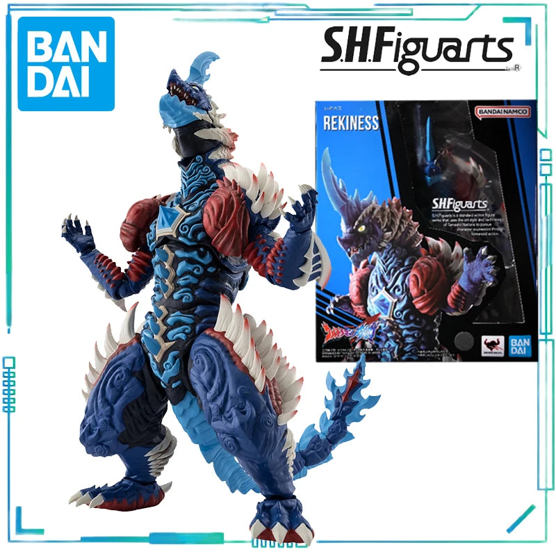 BANDAI Genuine S.H.Figuarts Series ULTRAMAN OMEGA and REKINESS, THE METEOKAIJU Finished Product Movable Model Exquisite Toys