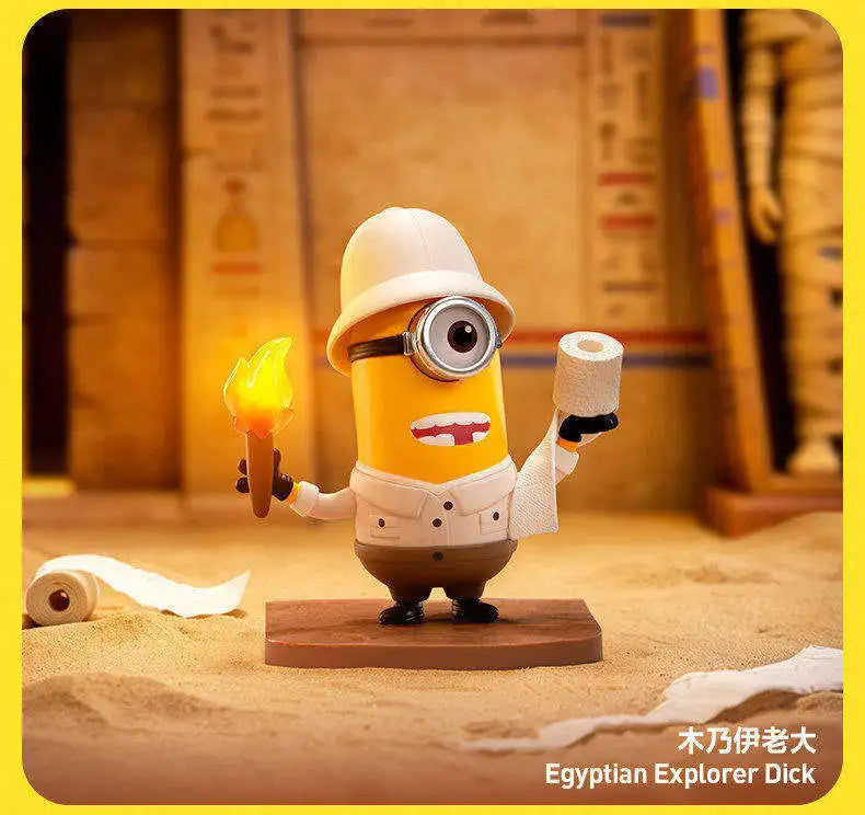 POP MART ILLUMINATION'S Minions Monsters Series Trendy Mystery Box Anime Action Figure Blind Random Box Toys Model Ornament Doll