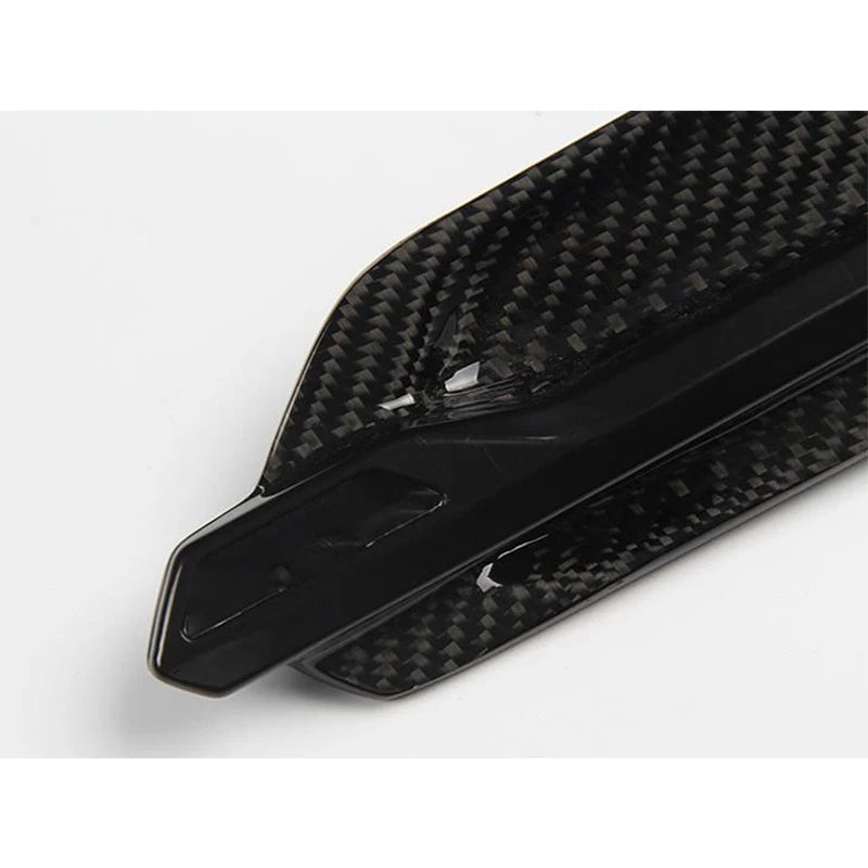 ABS Covered with Real Carbon Fiber Fender Vent Trim for BMW M Series M2 F87 2014 2015 2016 2017-ON Car Side Air Louver with Logo