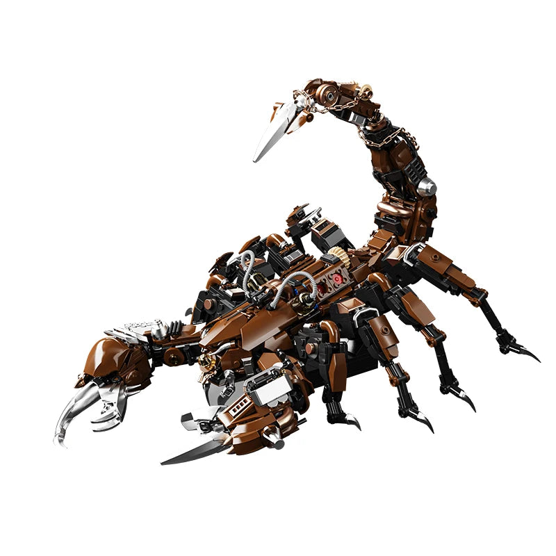 Mechanical Scorpion Building Blocks Cyberpunk Robot Animal Model Technical Bricks Set Construction Toy Gifts Adult Kids 1074PCS