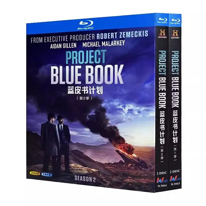 The Blue Book Project Seasons 1–2 Blu-ray High Definition US TV Series BD Discs Box Set with Chinese and English Subtitles