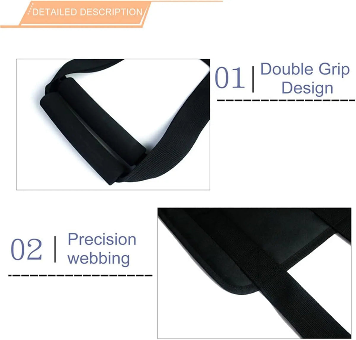 Hemiplegia Getting Up Assist Belt Patient Transfer Belt Bed Turning Assist Belt Getting Up and Getting Up Disabled Care Belt