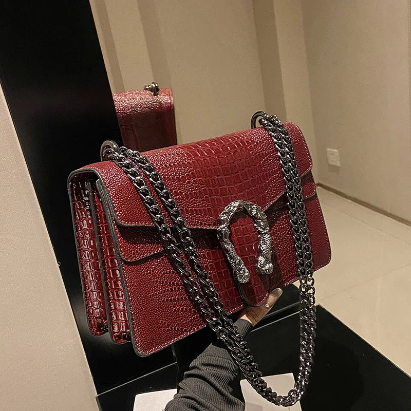 Cross-border Classic Chain Small Square Bag Retro Luxury Texture Dionysus Bag Temperament Commuter One-shoulder Diagonal Bag