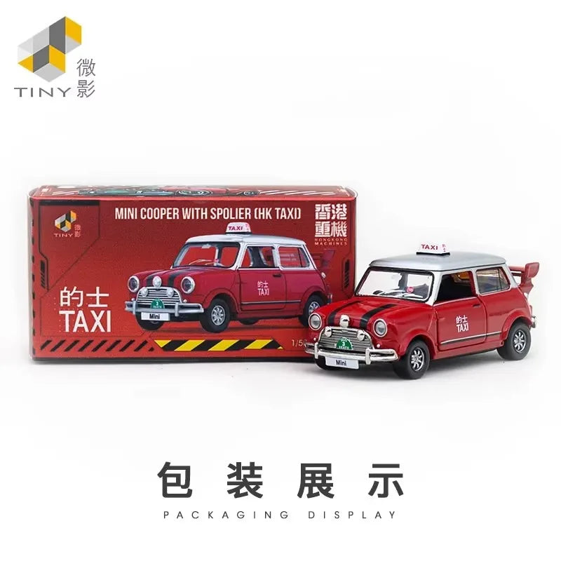 TINY 1:50 Mini Cooper Series Die cast alloy car model Adult collectible ornaments