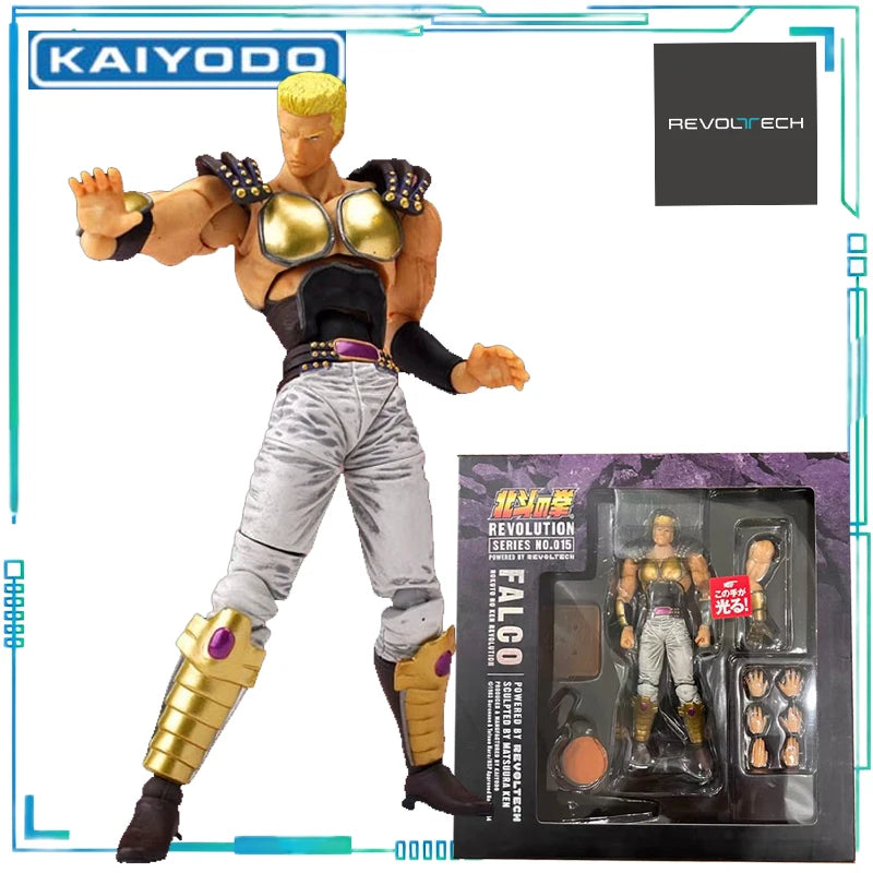 KAIYODO Genuine Revoltech Series Fist of The North Star Number 005,002,003,004,005,006, Ray ,Jyuza Movable Model Retro Toys