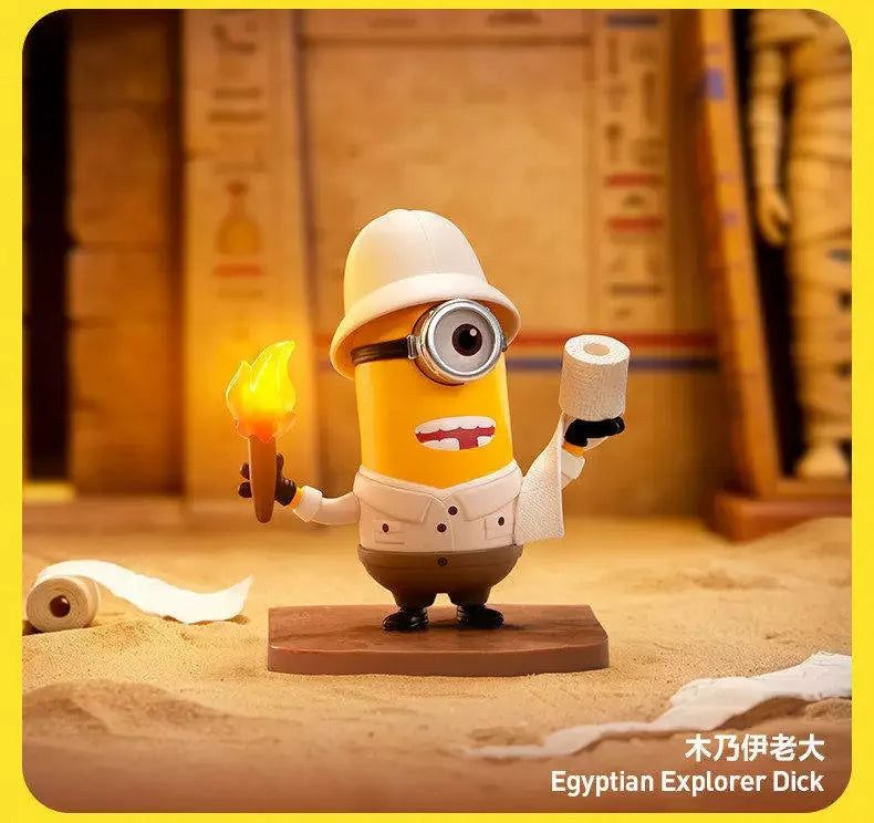 2026 Popmart Minions & Monsters Series Blind Box Collectible Figure Desktop Ornament Film Toys Figure Model Mystery Box Gifts
