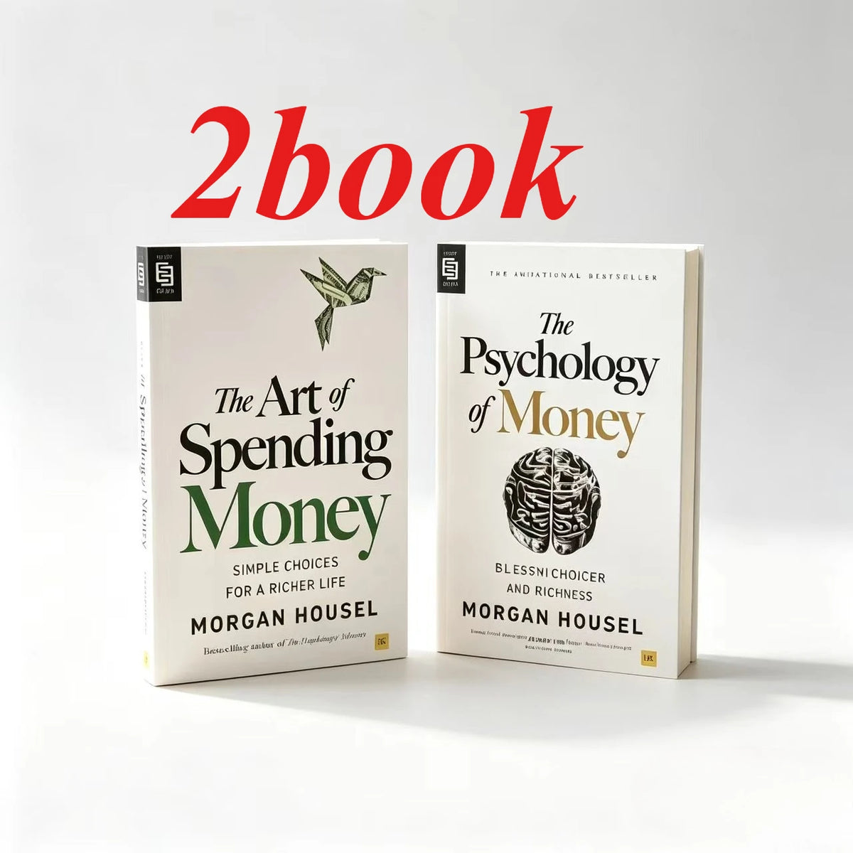 Morgan Hausl Financial Books Money Psychology & The Art of Spending Money Wealth Management Self-help Book