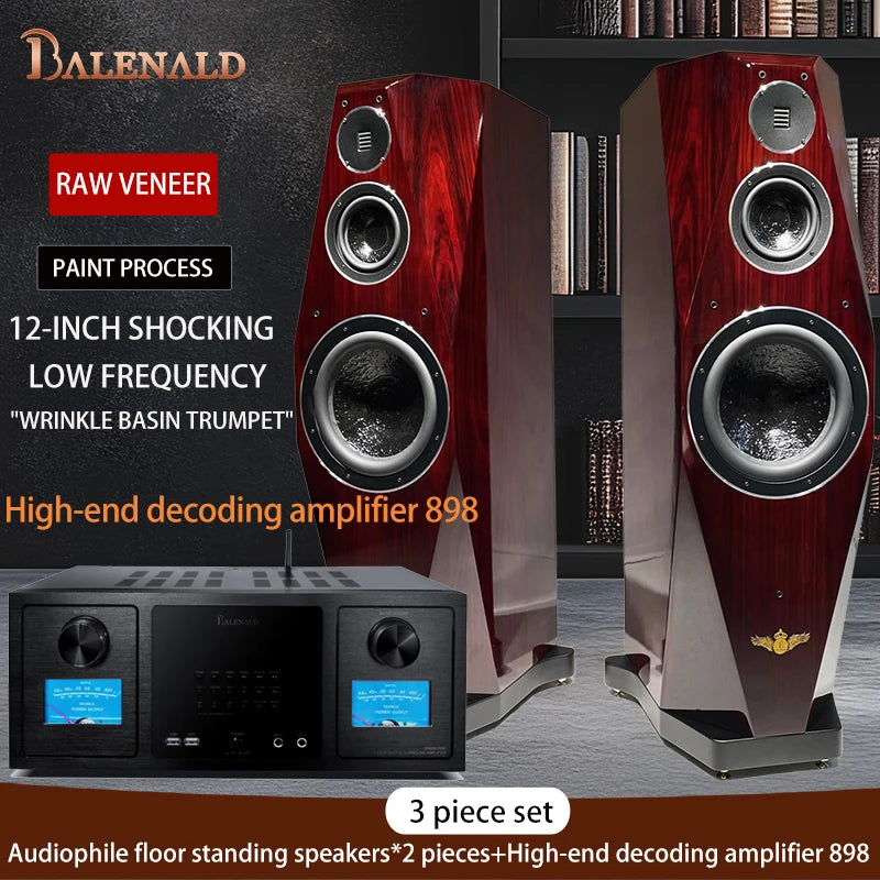 Balenald Home Theater Diamond No. 8 Super Fever-Grade HiFi High-Fidelity High-End Speaker Audio Floor Box