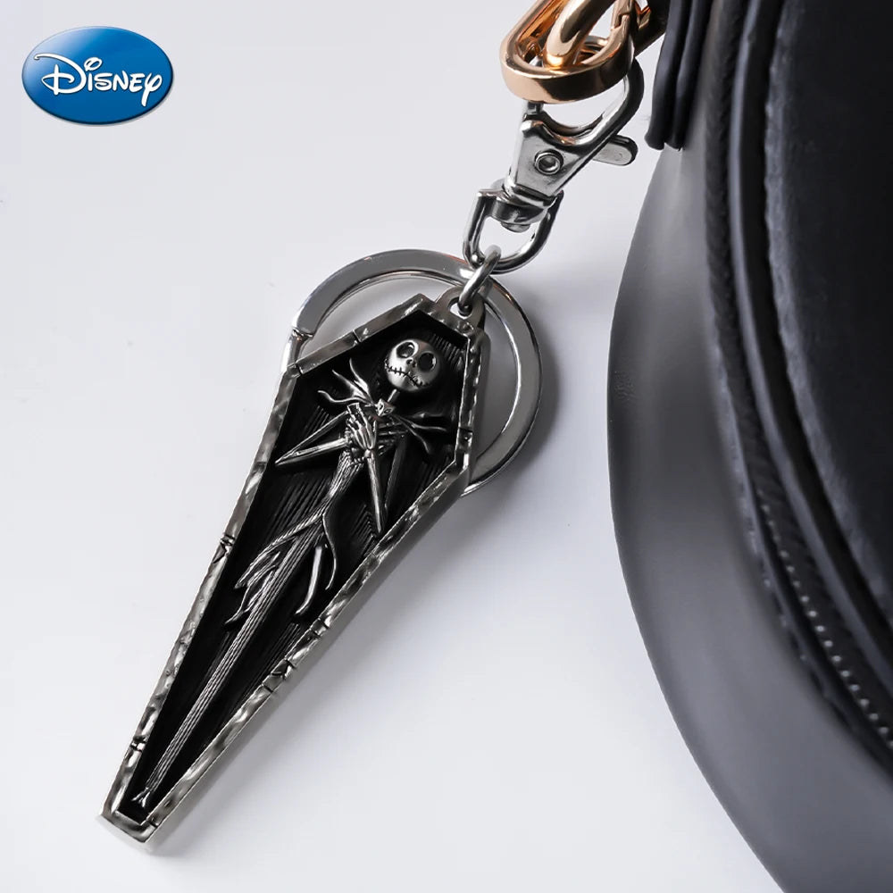 Disney The Nightmare Before Christmas Keychain Bag Clip Jack Sally Oogie Boogie Zero Collectible Decoration for Halloween Gift