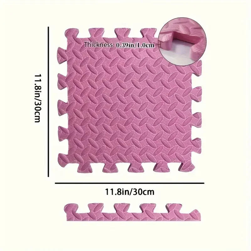 4/8/16PCS Interlocking EVA Foam Floor Mats Anti-Slip Protective Tiles for Home Gym Garage Workout Flooring Pad