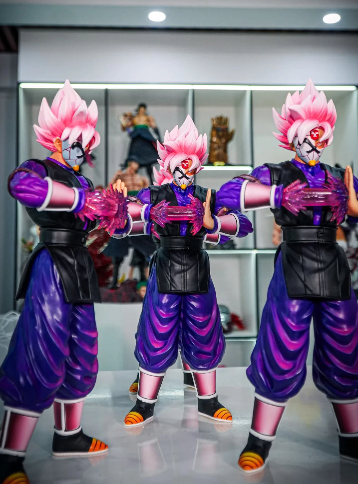 31cm/11.81inch ZW Toy Dragon Ball Z Figure Zamasu Black Goku Anime Figures Super Saiyan PVC Statue Collection Model Xmas Gifts