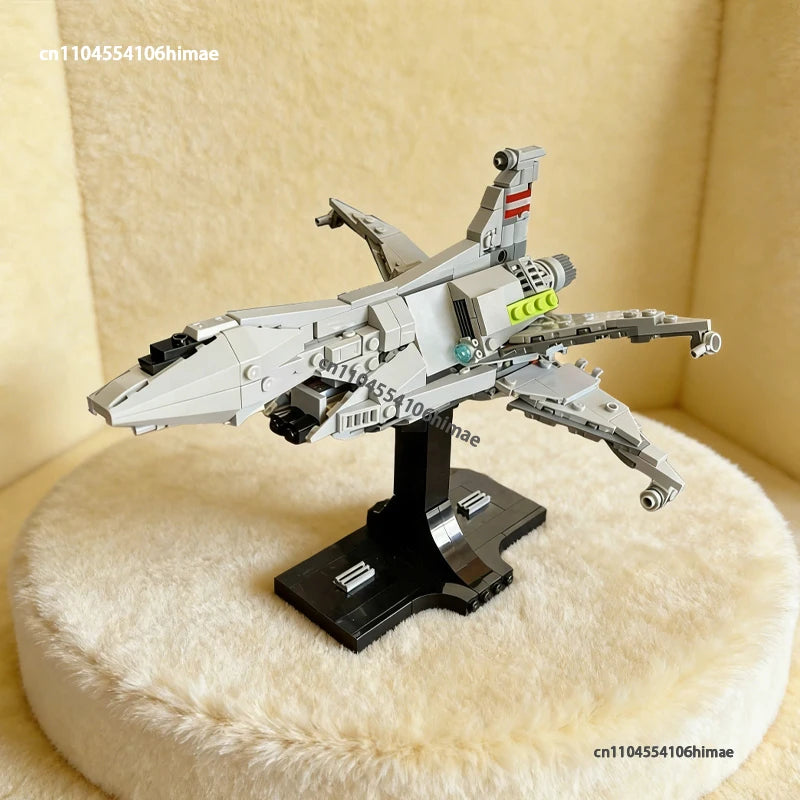 NEW Star Fox Great Fox Midi-Scale Building Block Model DIY Spaceship Military Sci-fi Movie Assembly Brick Kid Toy Christmas Gift