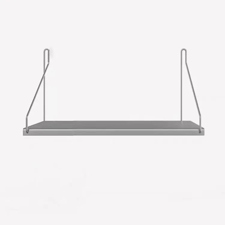 Stainless Steel Floating Wall Shelf Metal Wall Mounted Bookshelf Minimalist Display Storage Rack 40/60/80CM Wall Organizer