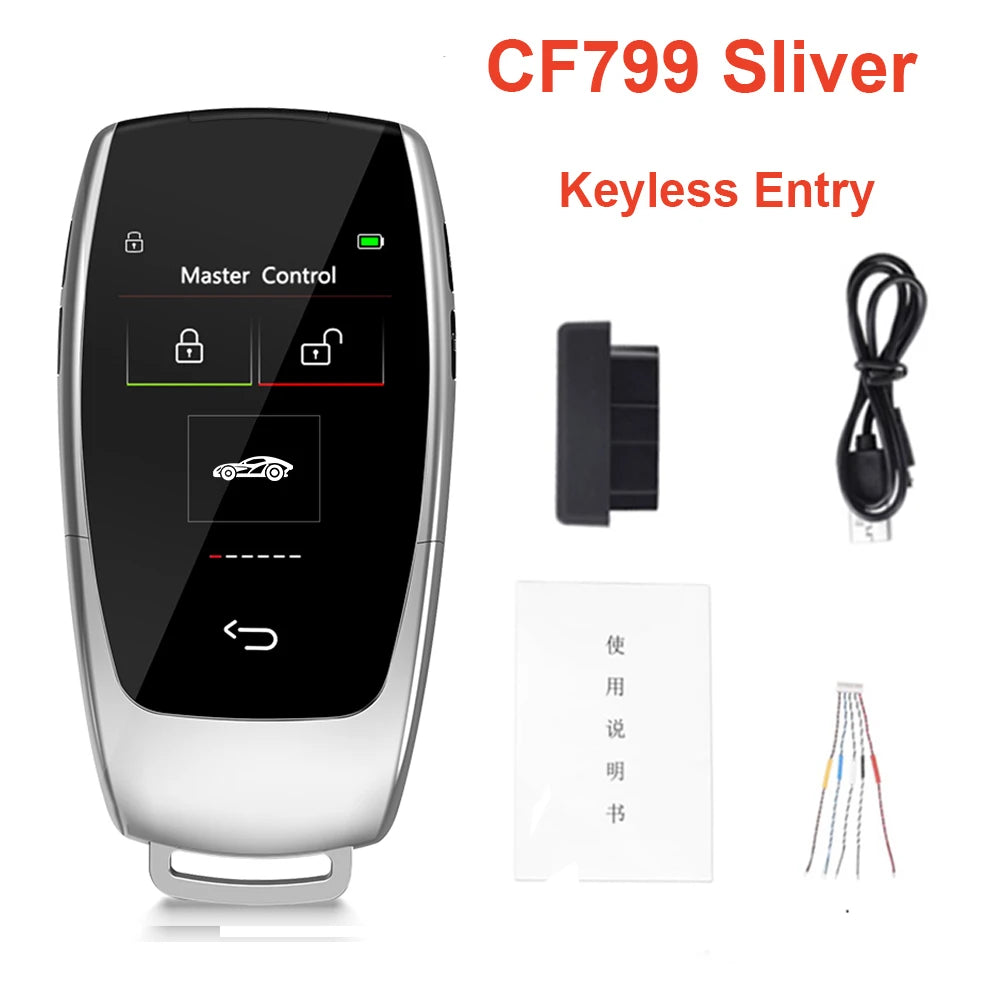 Universal Smart Car Remote Key For BMW Mercedes-Benz Audi Hyundai Toyota Mazda Honda Lexus Porsche Kia Modified CF799 LCD Screen