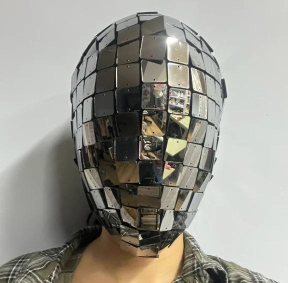 Nightclub Dance Mask Mirror Cover Woman Irregular