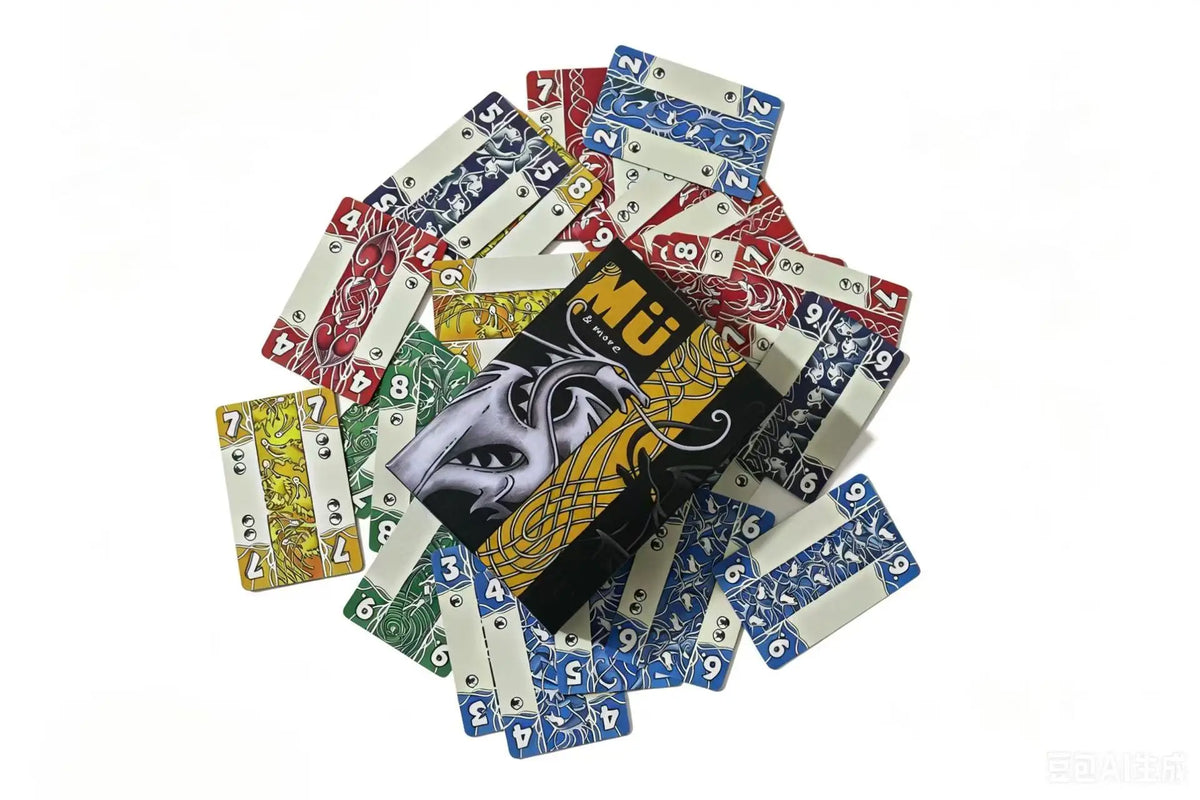 Mü & More Revised Edition Board Game – Classic Strategy Game, Great Entertainment for Family Parties Card Game
