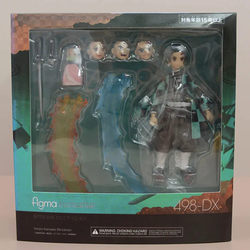 Figma 553 Demon Slayer Rengoku Kyojuro Movable Action Figure With Flame Effect Accessoriescollectible Anime Model For Anime Fans